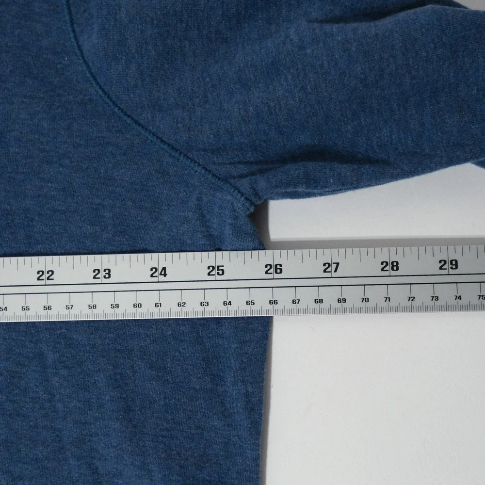 Polo Ralph Lauren Pullover Mens Large Blue Quarter Zip Long Sleeve Pony Preppy